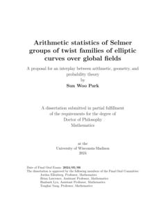 Arithmetic statistics of Selmer groups of twist families of elliptic curves over global fields