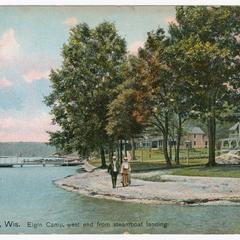Elgin Camp, west end from steamboat landing