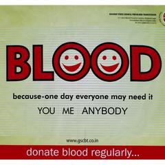 Donate blood regularly...