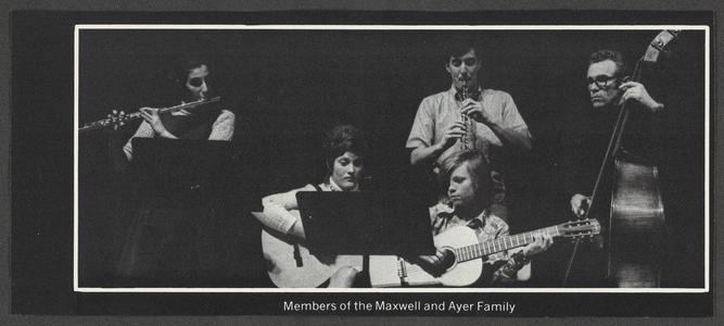 Pete Ayer, his family, and some of the Maxwell family