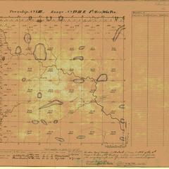[Public Land Survey System map: Wisconsin Township 13 North, Range 18 East]