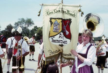 Freistadt Alte Kameraden Band banner bearer