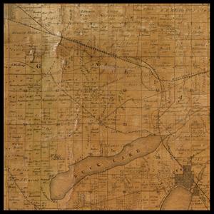 Geneva Township plat map, 1857