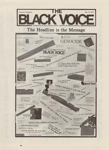 Title page of the Black Voice publication
