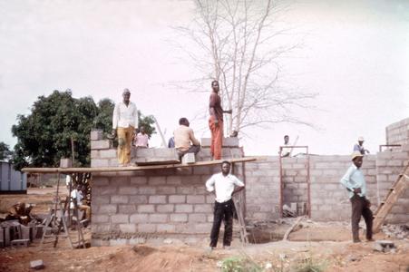 Building a Concrete Block House for Government Workers