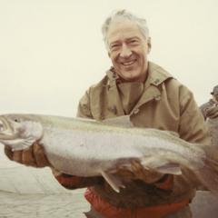 Governor Knowles with trout