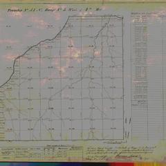 [Public Land Survey System map: Wisconsin Township 51 North, Range 05 West]