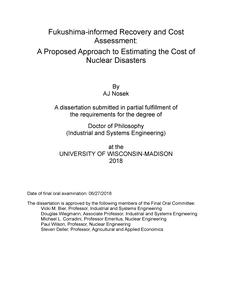Fukushima-informed Recovery and Cost Assessment: A Proposed Approach to Estimating the Cost of Nuclear Disasters