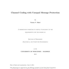 Channel Coding with Unequal Message Protection