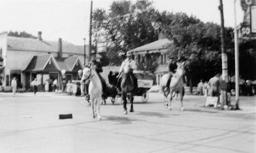 Centennial parade escort. Rochester, Wisconsin