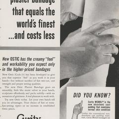 OSTIC Plaster Bandage advertisement