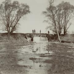 Hiram E. Hale's Mill Pond, New Berlin, dam