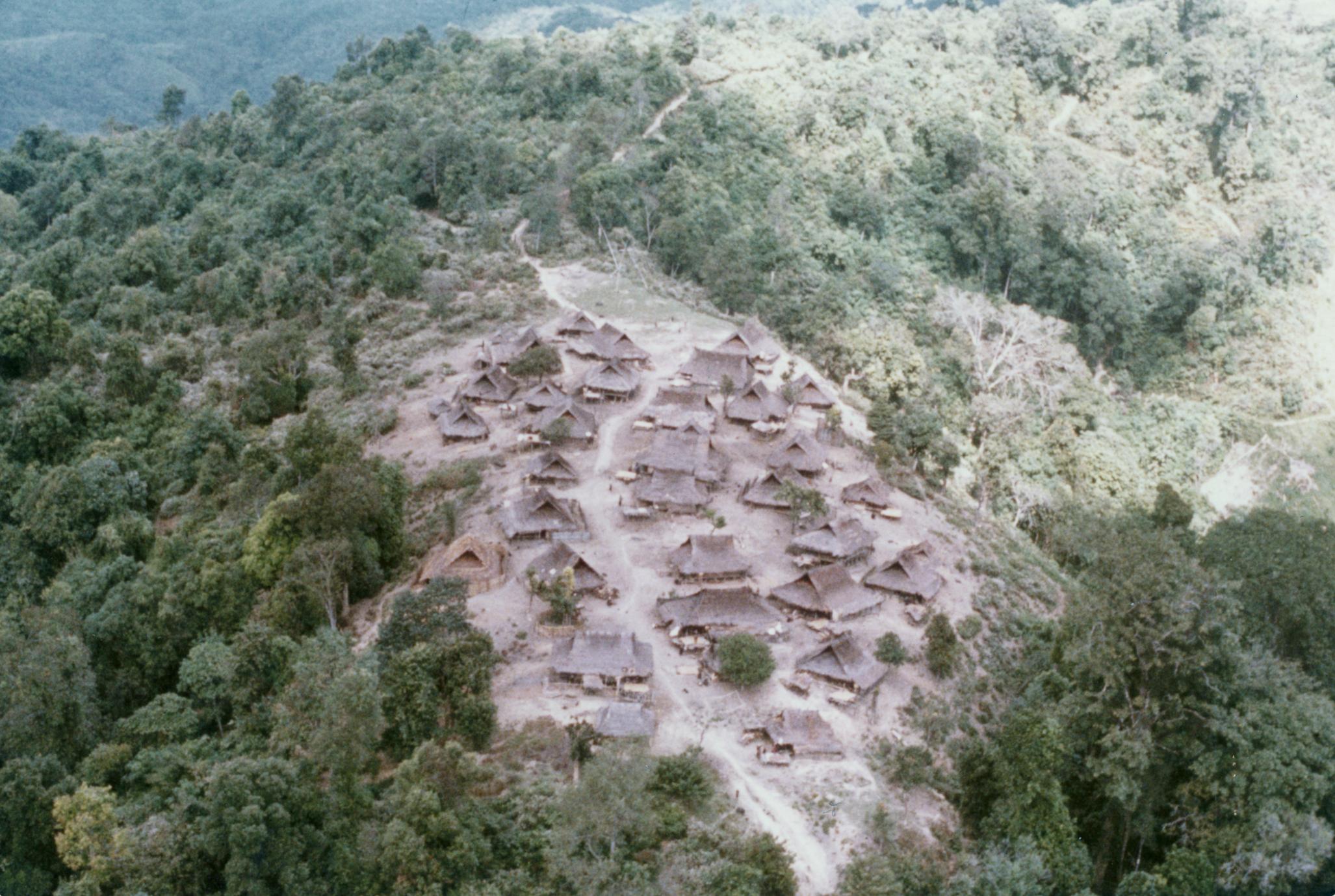 Akha village of Chommok in Houa Khong Province