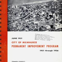 Permanent improvement program 1951 through 1956