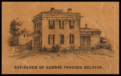 Residence of George Passage, Delavan