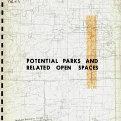 Potential parks and related open spaces