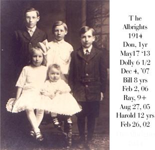 Albright Family. Rochester, Wisconsin