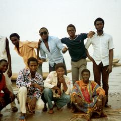Unemployed Youth from Guinea-Bissau Posing on the Beach