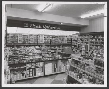 Prescriptions department of a drugstore