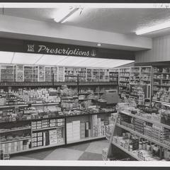 Prescriptions department of a drugstore