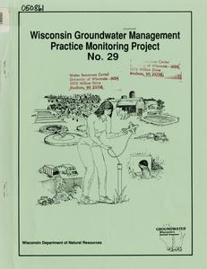 Groundwater quality and laundromat wastewater : Summit Lake, Wisconsin