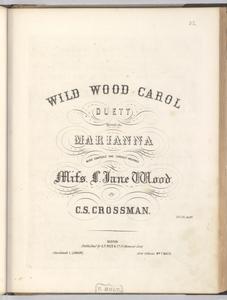 Wild Wood Carol