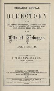 Directories of the city and county of Sheboygan