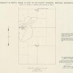 [Public Land Survey System map: Wisconsin Township 32 North, Range 14 East]