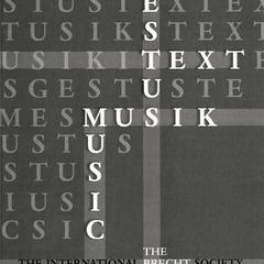 Gestus--Musik--Text