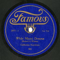 While Miami dreams