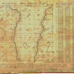 [Public Land Survey System map: Wisconsin Township 07 North, Range 14 East]