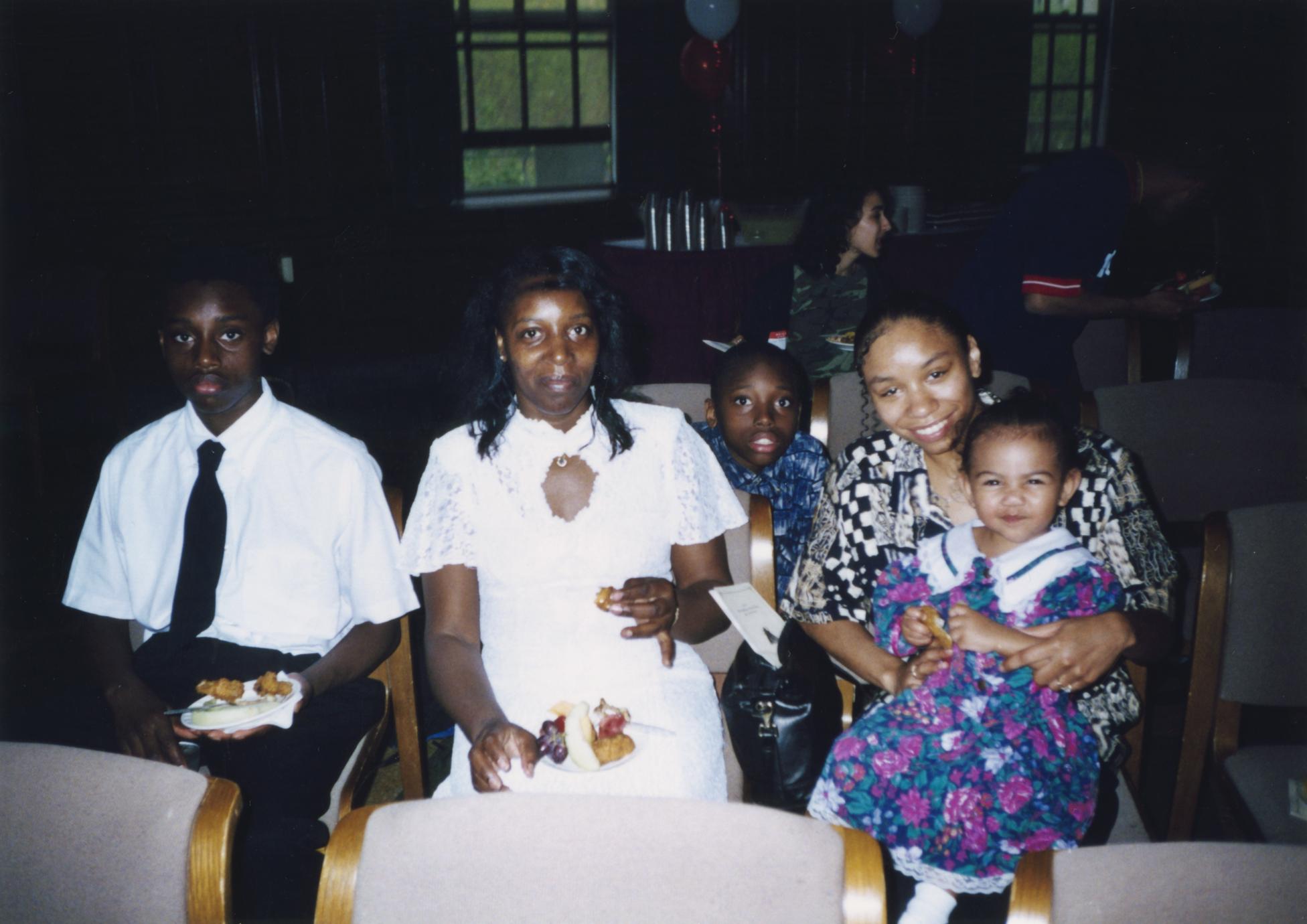 Family at 1998 Multicultural Graduation Celebration