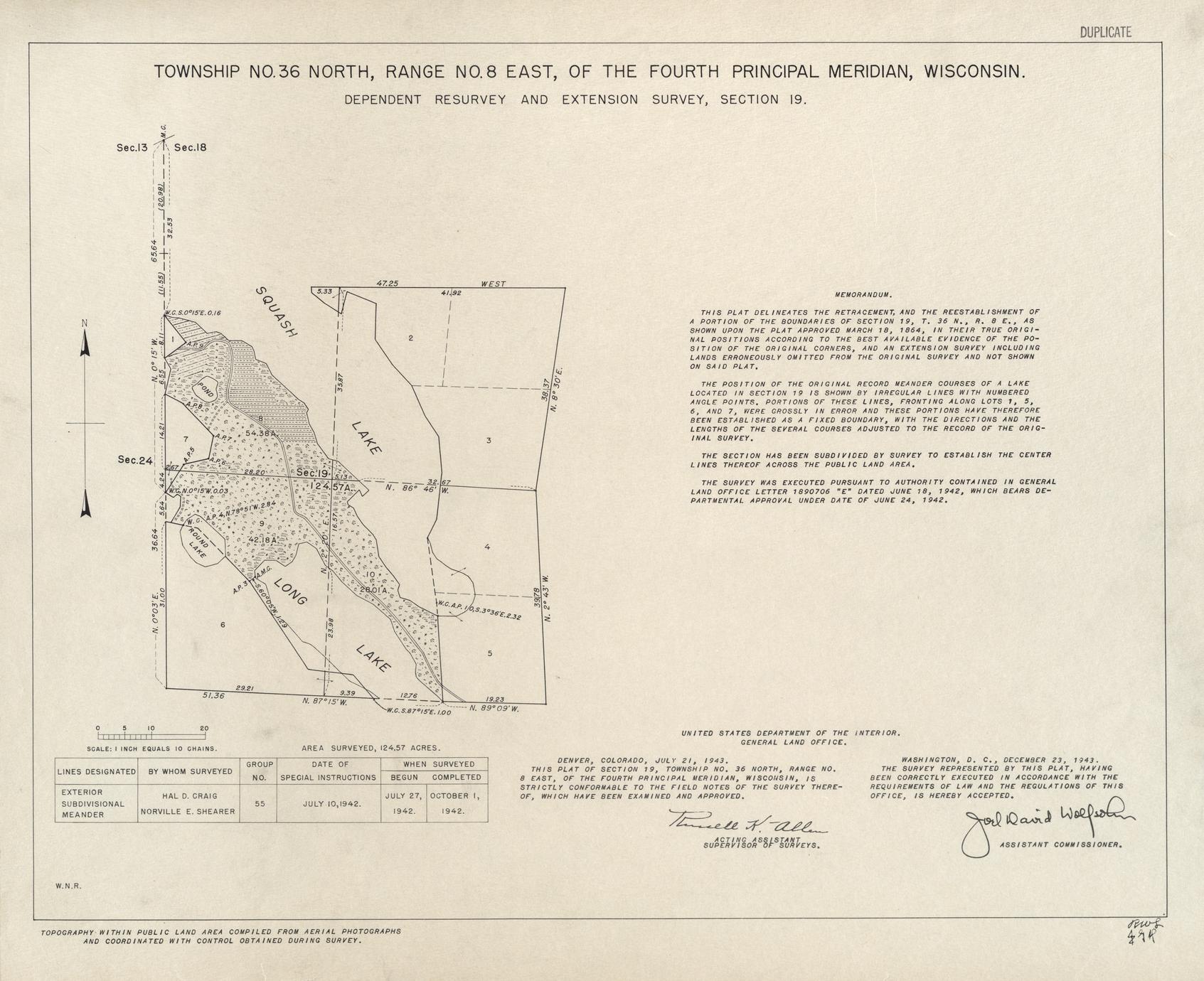[Public Land Survey System map: Wisconsin Township 36 North, Range 08 East]