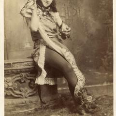 Blanche Zelka, snake charmer