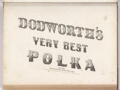 Dodworth's very best polka
