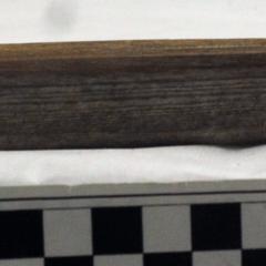 Carved wooden object