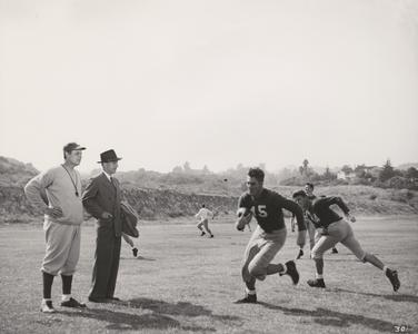 Elroy Hirsch on the Football Field