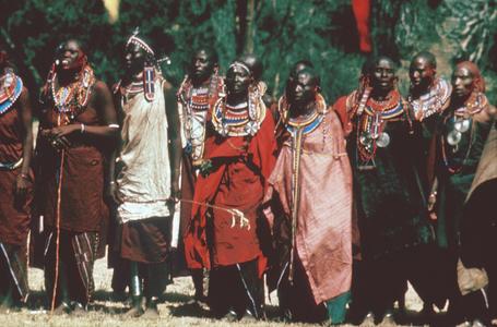 Masai Dancers at Independence Day