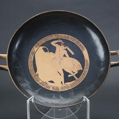 Wine Cup (Kylix) with Theseus Fighting the Bull of Marathon