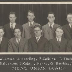 Men's Union Board 1928-1929