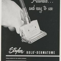 Rolo-Dermatome advertisement