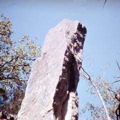 Pillar-Like Stone at Mwaasha Falls