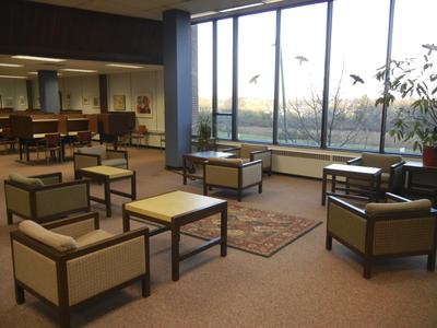 Library north reading lounge