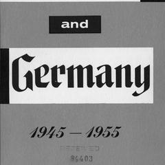 The United States and Germany, 1945-1955