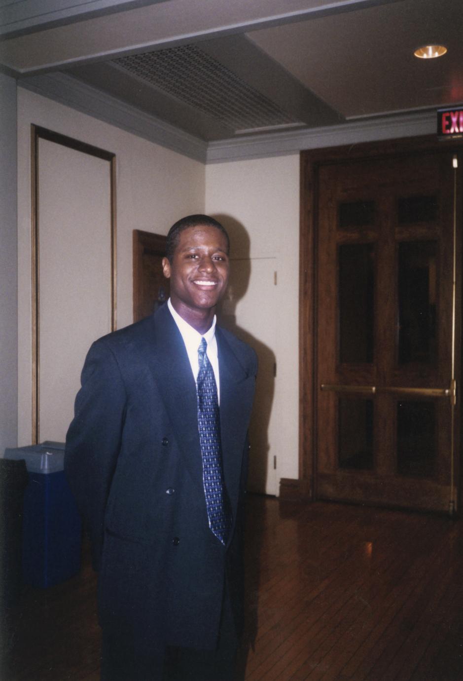 Male student at 2000 Ebony Ball