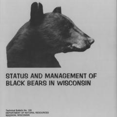 Status and management of black bears in Wisconsin