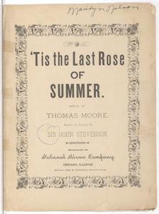 'Tis the last rose of summer