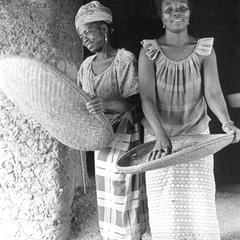 Women Winnowing Rice