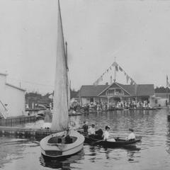Duluth Boat Club with Various Pleasure Craft