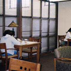 Students doing schoolwork in 2004